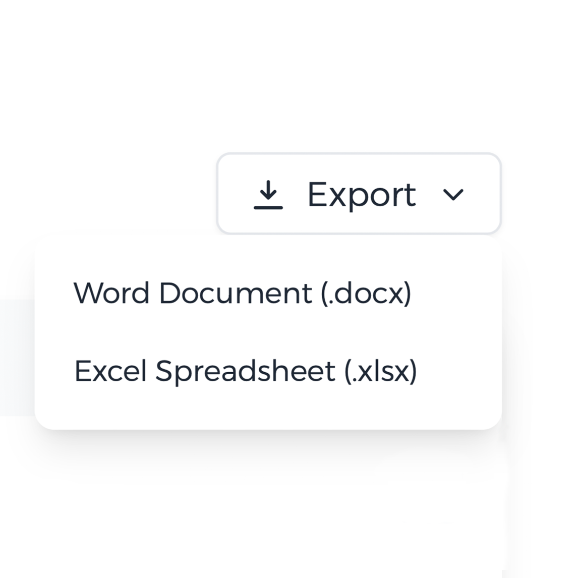 Export feature preview